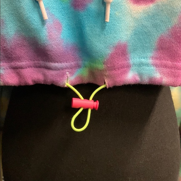 Poshmark Tie-Dye Cropped Hoodie - Picture 3 of 4